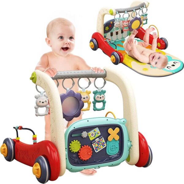 تشک بازی واکرشو دوکاره جغد viva kids6655