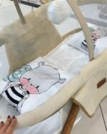 تخت و گهواره تاشو فرحان کرم (خاکی) - Image 3