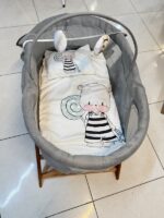 تخت و گهواره تاشو فرحان نقره ای - Image 2