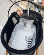 تخت و گهواره تاشو فرحان مشکی - Image 2