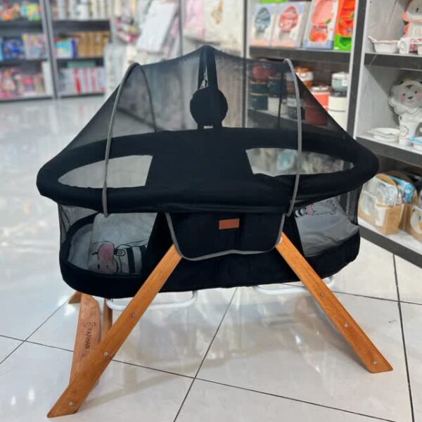 تخت و گهواره تاشو فرحان مشکی