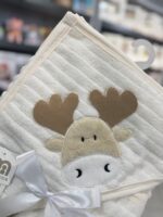 حوله و لیف مادرکر طرح گوزن کرم - Image 2