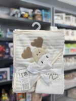 حوله و لیف مادرکر طرح گوزن کرم