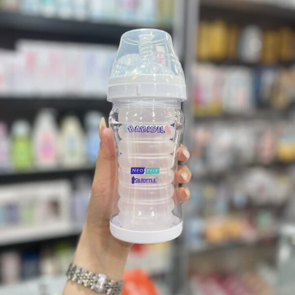 شیشه شیر 220میل BABY SIL سفید