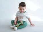 ست کوتاه و شلوار لاکی سایز 6