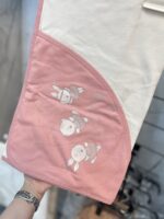 پتو دورپیچ bi baby ترکیه طرح سه خرگوش - Image 2